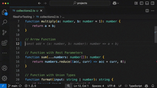code completions